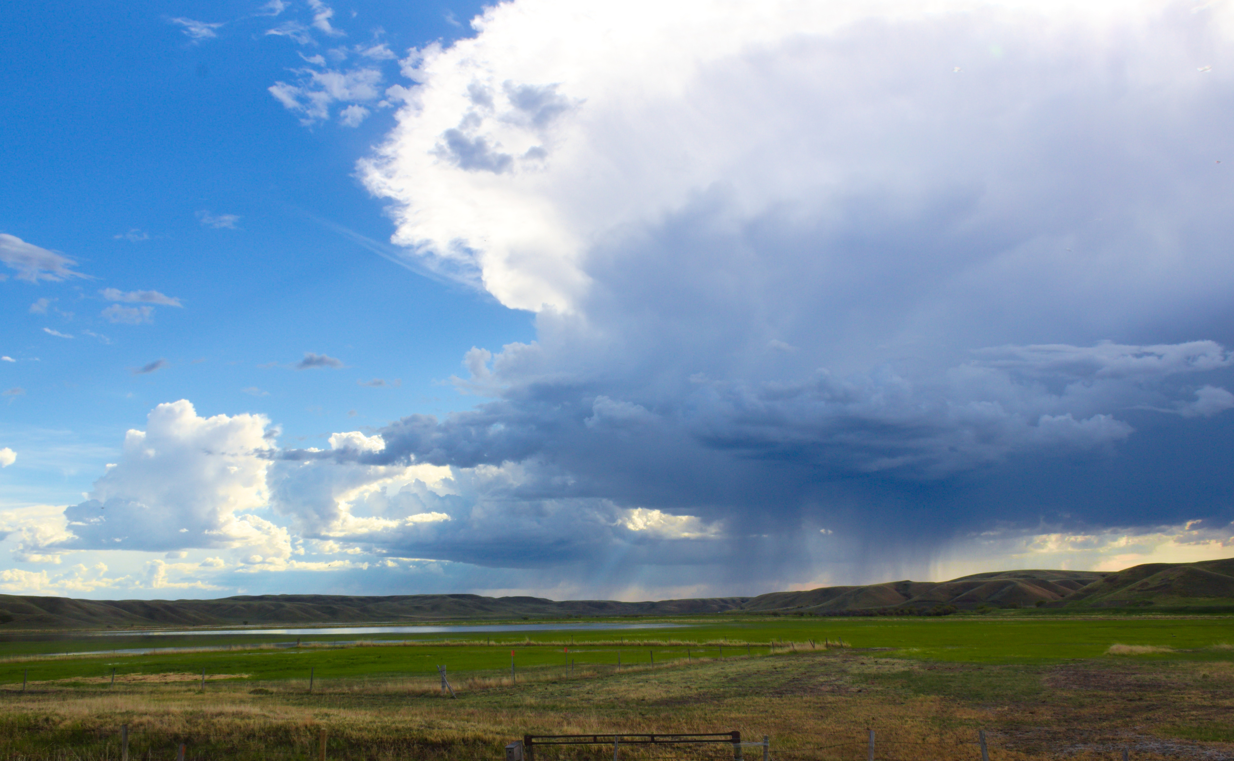 A cloudscape in the Frenchman River Valley